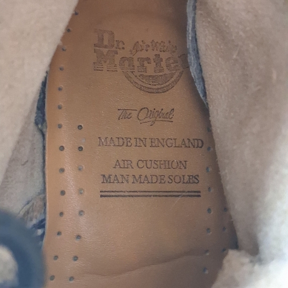 Dr Martens Pascal Snack Print Leather Combat Boots Size 9 - Picture 6 of 7